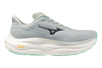 Mizuno Wave Sky 9 D Mercury/Baritone Blue/Ice Green Womens #color_grey